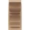 Ekena Millwork 8-in W x 12-in D x 16-in H Balboa Trad Rough Cedar Woodgrain TimberThane Outlooker, Primed Tan OUTUR080X12X16BOA04RCPR - alternate 2